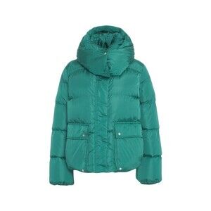 Add Quilted Puffer Jacket With High Padded Collar - NWT